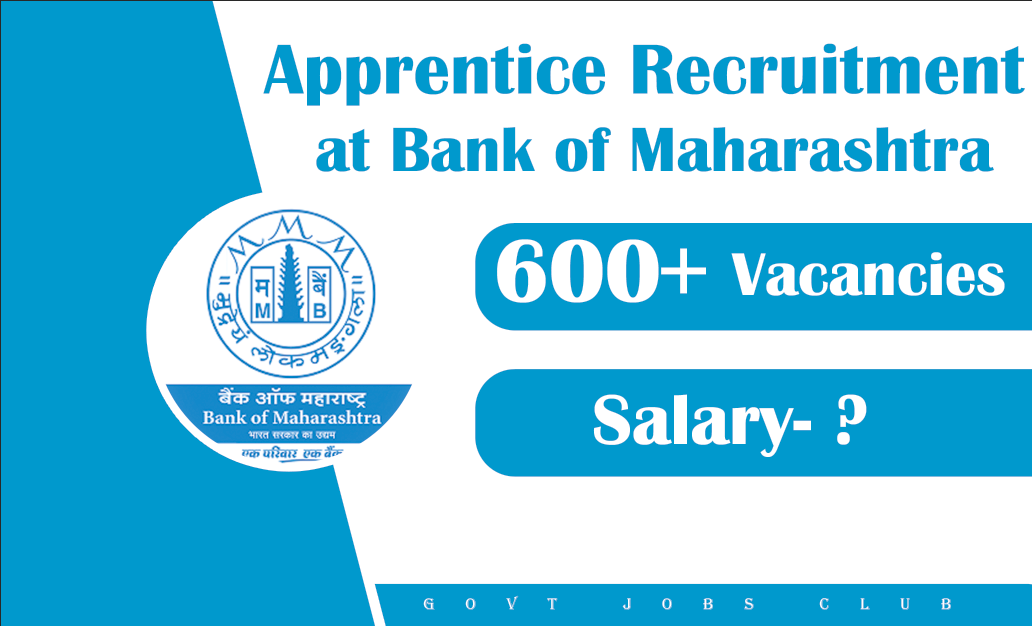 Apprentice Recruitment at Bank of Maharashtra