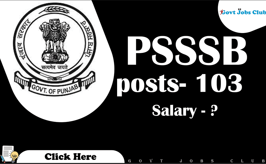 PSSSB Junior Engineer Exam 2024