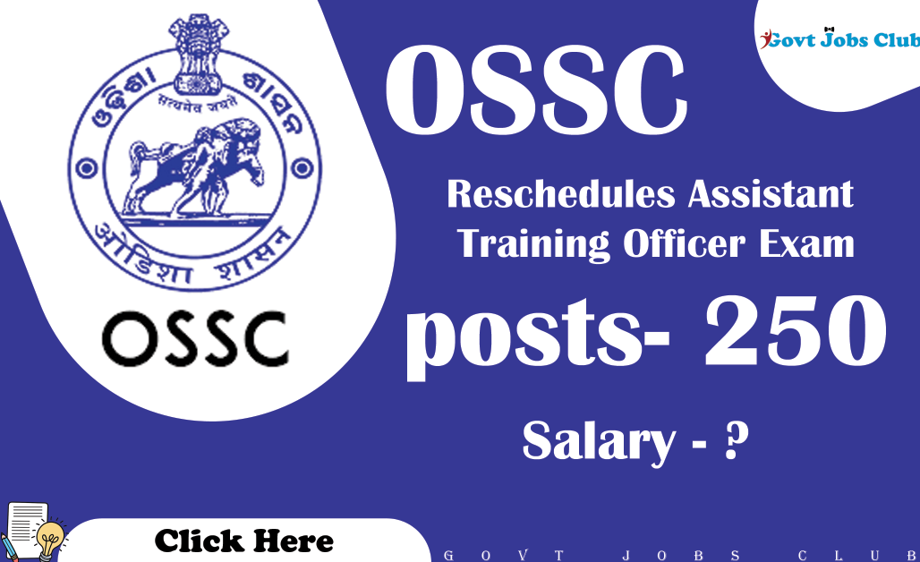 OSSC Reschedules Assistant Training Officer Exam