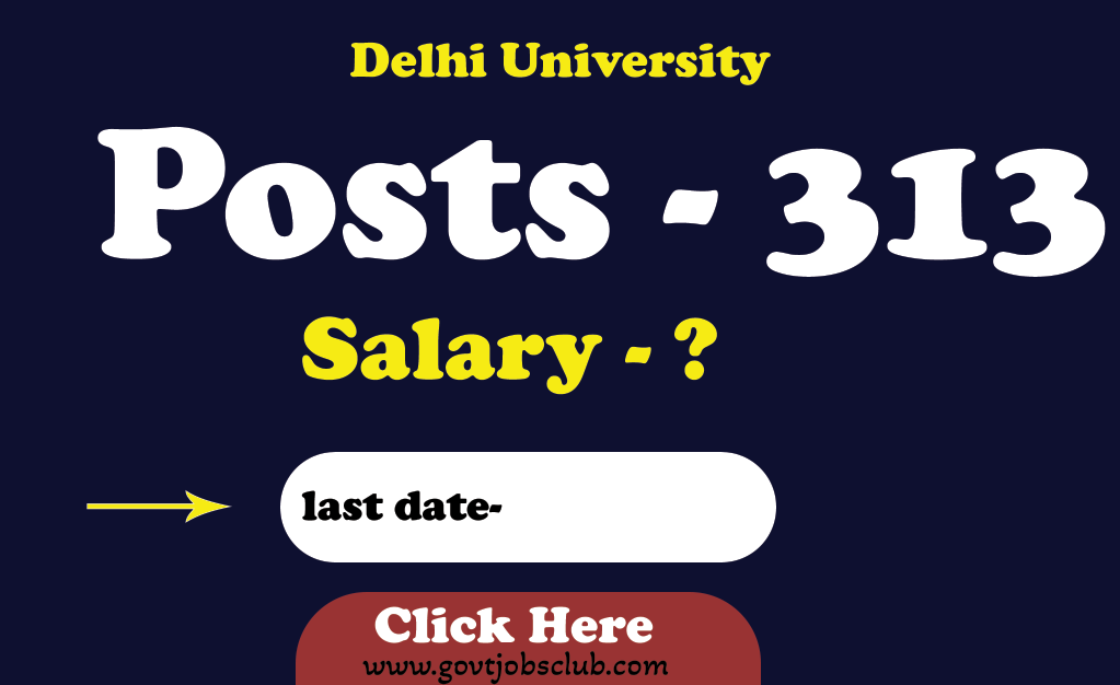 Delhi University Seeks Associate Professors Recruitment 2024