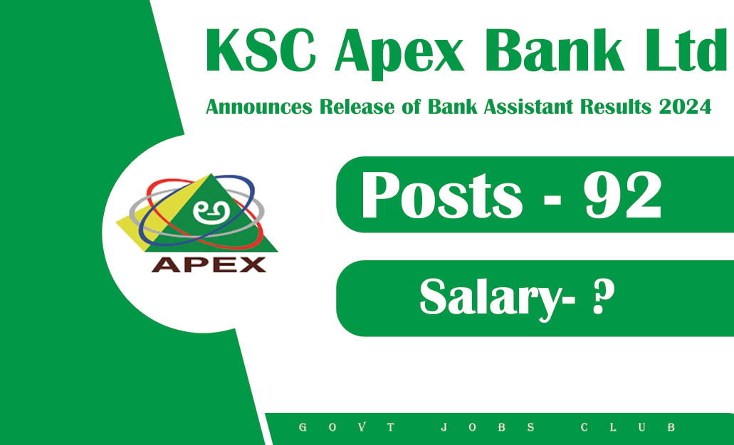 KSC Apex Bank Ltd Announces Release