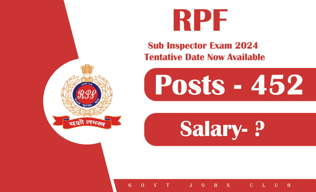 RPF Sub Inspector Exam 2024