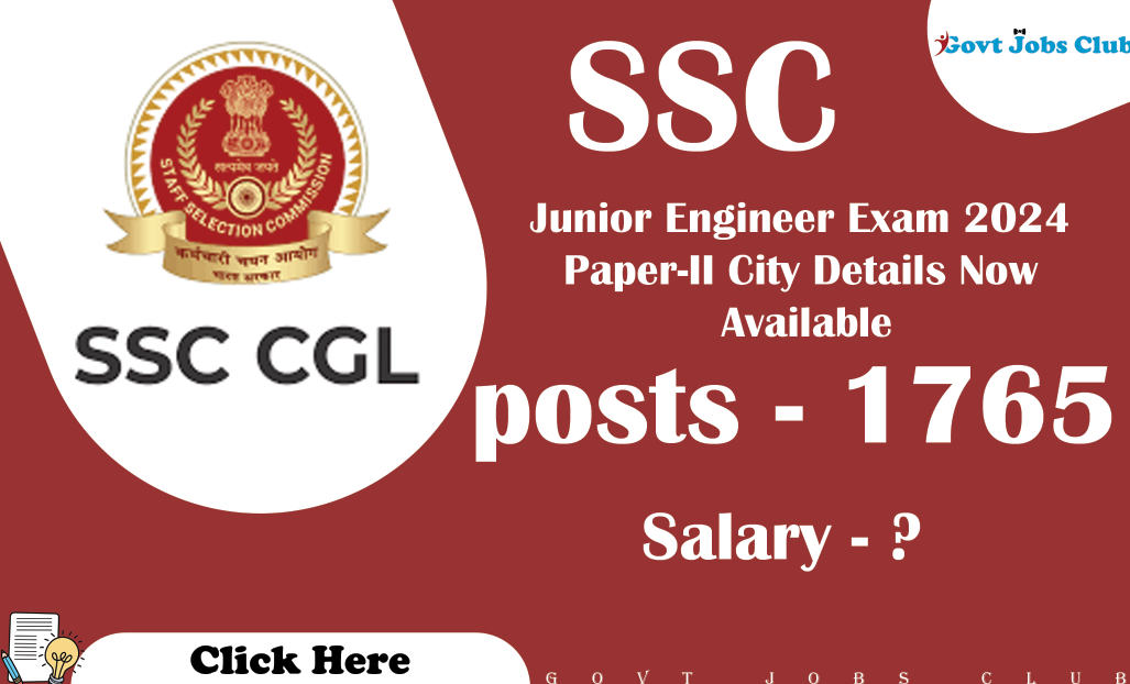 SSC Junior Engineer Exam 2024