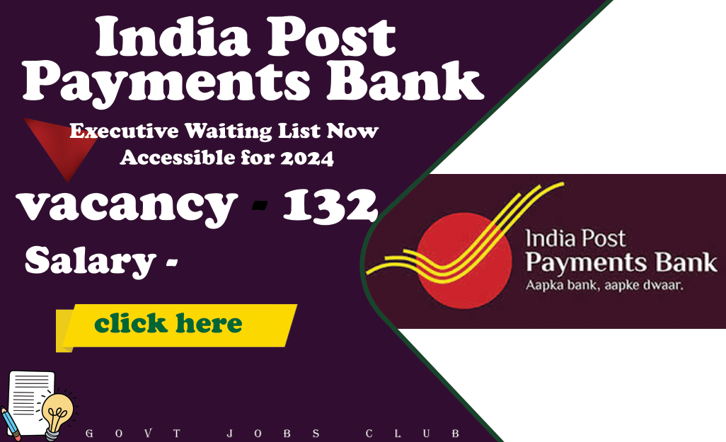 India Post Payments Bank Executive