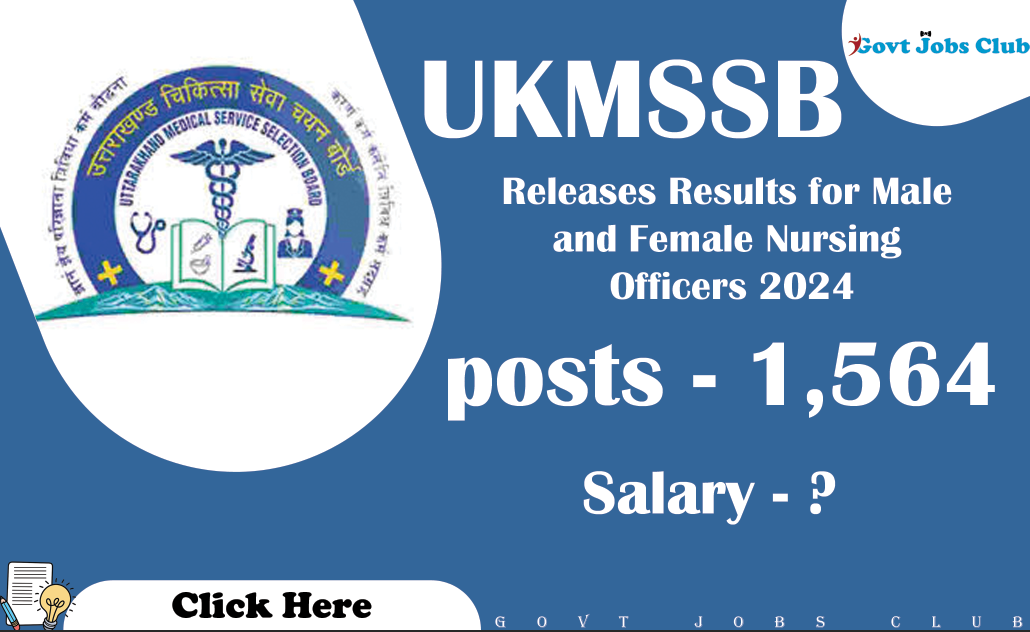 UKMSSB Releases Results for Male and Female Nursing Officers 2024