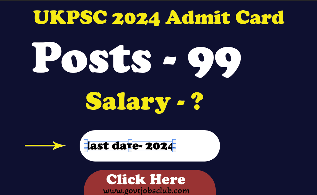 UKPSC 2024 Admit Card Additional Private Secretary Download Guide