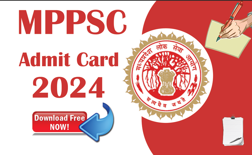 MPPSC State Forest Services Admit Card 2024 Download Instructions