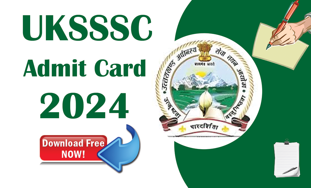 UKSSSC 2024 Admit Card Available for Draftsman and Technician Exams