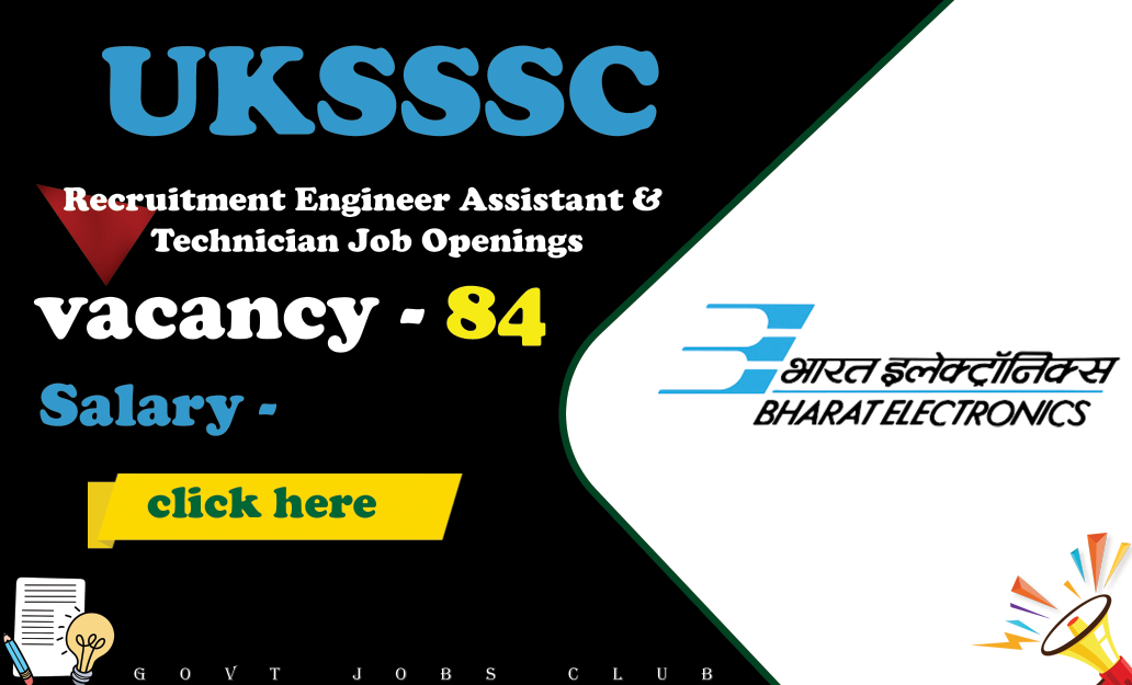 BEL 2024 Recruitment Engineer Assistant & Technician Job Openings